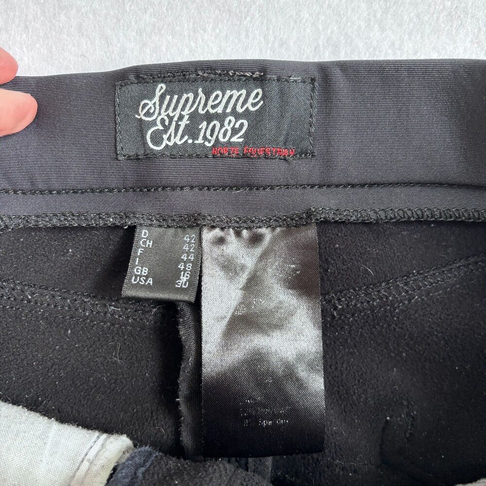 Horze Supreme Evonne Softshell Fullseat Winter Breeches Women's Sz 30 Black - Picture 6 of 8